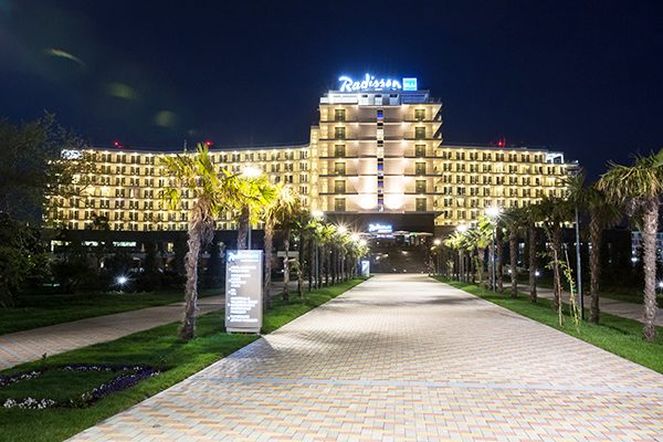 Гостиница Radisson Blu Paradise Resort and Spa Sochi,Фасад