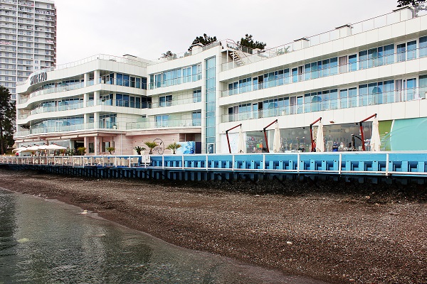 Отель Sanremo,Пляж