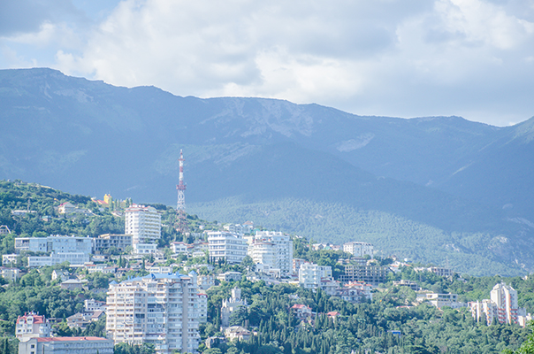 Гостиница Крымская Ницца,Вид на город Ялта