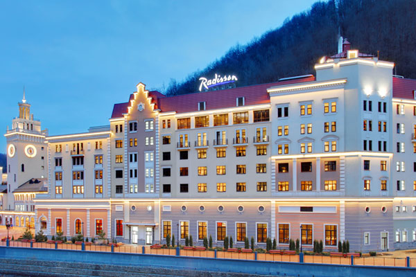 Отель Radisson Rosa Khutor,Общий вид