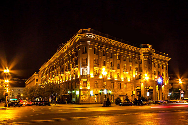 Гостиничный комплекс Волгоград,Фасад