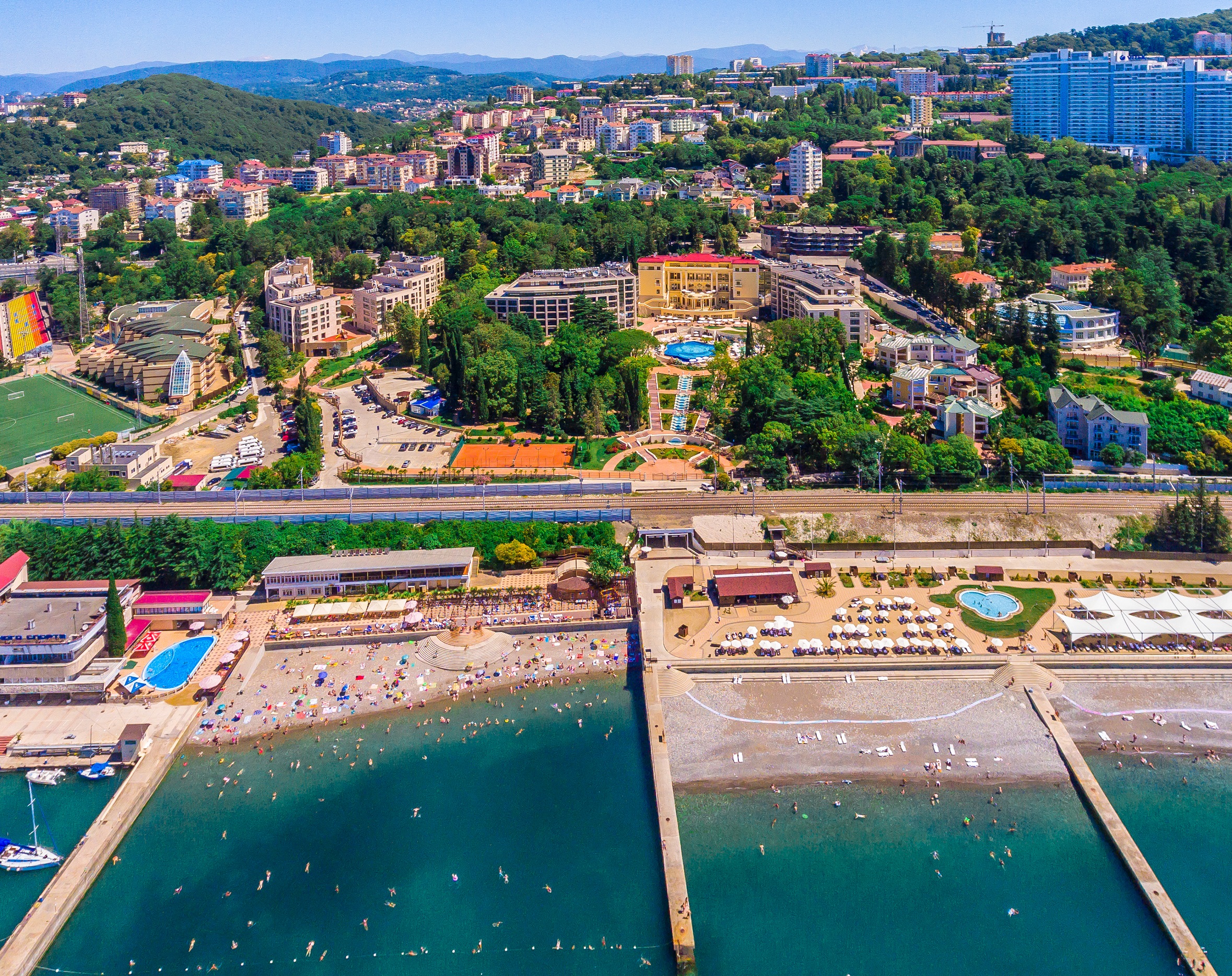 Гостиница Swissotel Resort Sochi Kamelia,Внешний вид (сверху)