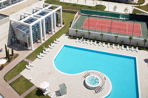 Pool and Olympic Park View