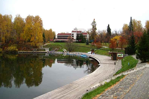 Территория. Берег озера