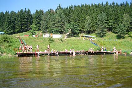 Пансионат с лечением Звенигородский РАН,Пляж