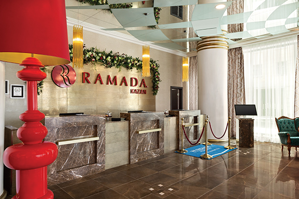 Отель Ramada,Ресепшен