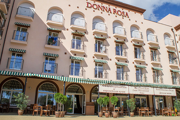 Отель Донна Роза (Donna Rosa) Фасад корпуса