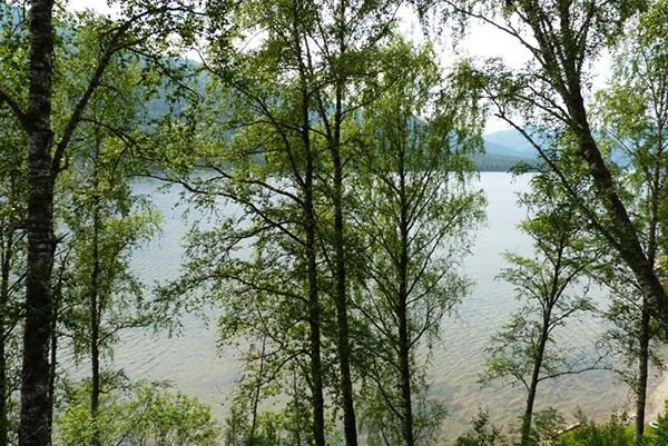 Вид на озеро