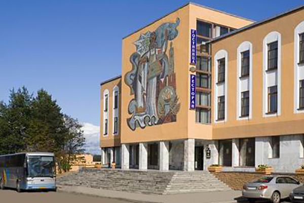 Гостиница Интурист-Новгород,Фасад