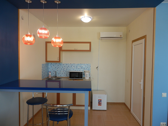 Студия 2-местный 1-комнатный с мини-кухней