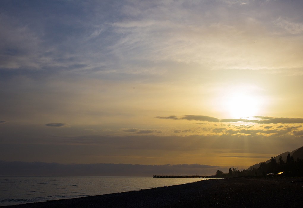 Пансионат Гагра ,Море и пляж