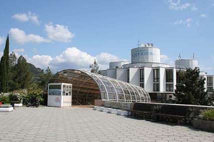 Санаторий Курпаты,Вход в санаторий Курпаты