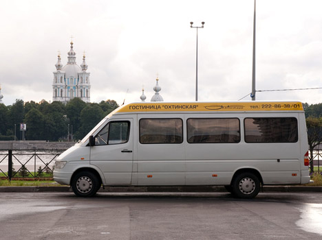 Гостиница Охтинская,Бесплатный автобус