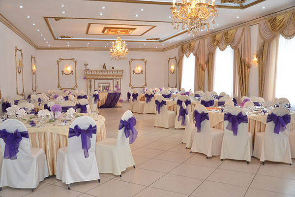 Золотой зал для свадьбы
