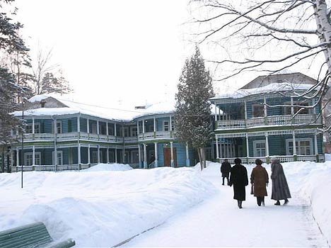 Санаторий Зеленый городок,Территория