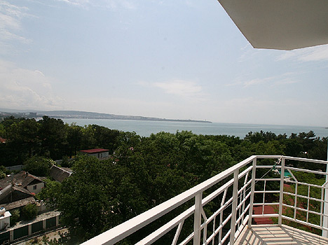 Стандартный номер (корпус 1) - вид с балкона