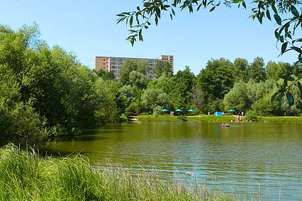 Санаторий Воробьево,пляж