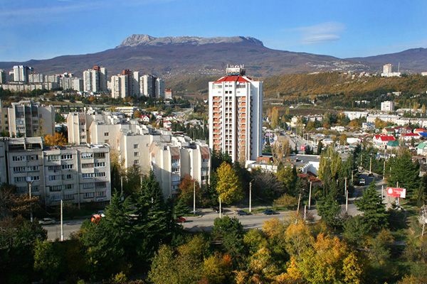 Гостиница Алушта (гостиница),Вид