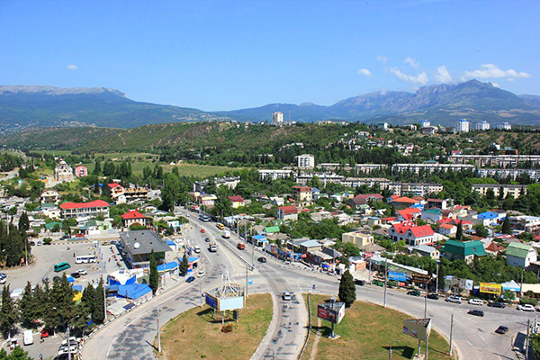 Гостиница Алушта (гостиница),Вид