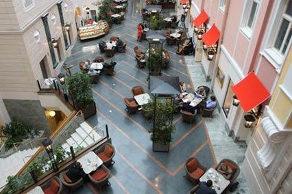 Гостиница Гранд отель Европа,Кафе «Мезонин»