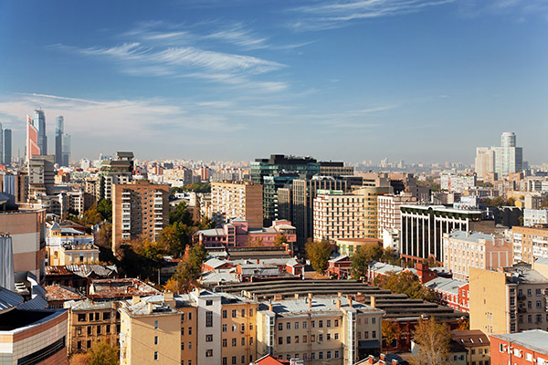 Гостиница Holiday Inn Лесная,вид из отеля