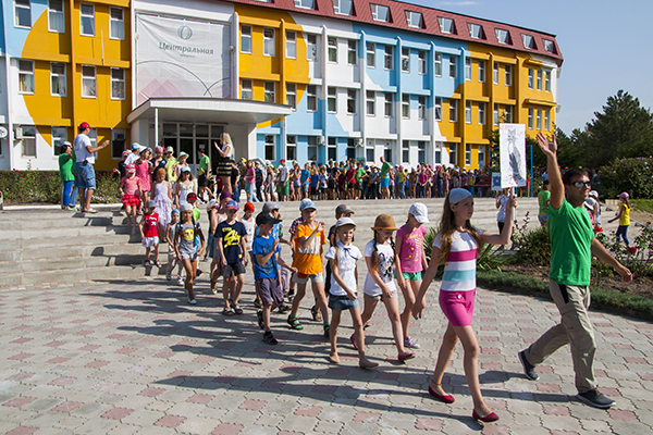 Детский лагерь отдыха Вита,Центральная площадь